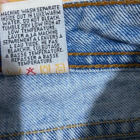 Vintage 90s Hollywood The Jean People Cropped Jeans Womens Size 32 Colorful* - Picture 10 of 13